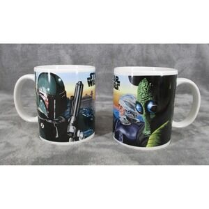 Star wars Coffee Mug Boba Fett Bounty Hunters Tatooine Sunset 2 Piece Galerie